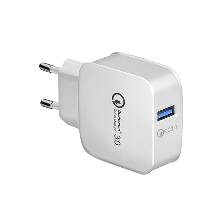 شارژر دیواری کوییک مدل QC-20 برند qualcomm QC-20 quick Wall Charger